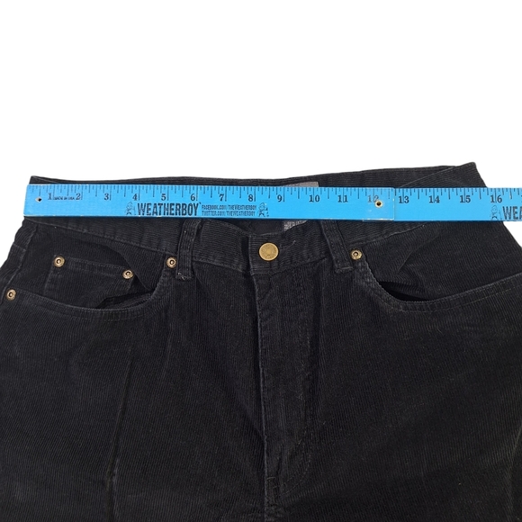 Eddie Bauer Men 34x32 Black 5-pocket 100% Cotton Corduroy Pants - Picture 7 of 10